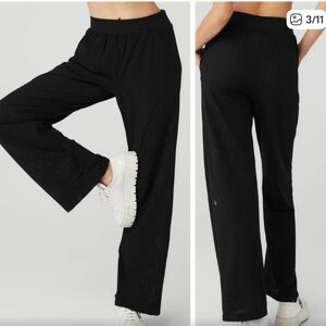 ALO Yoga Black Mesh All Star Pants